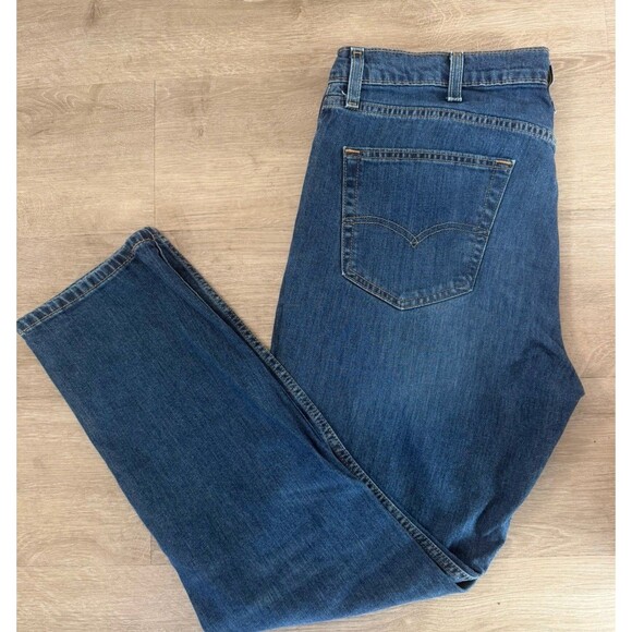 Levi’s 511 Slim Fit Jeans Men’s 38x30 Blue Medium Wash Straight Leg Denim - Picture 1 of 9